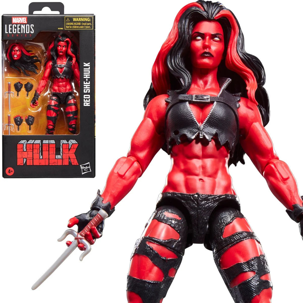 Marvel Legends Series - Red She-Hulk 6-Inch Action Figure