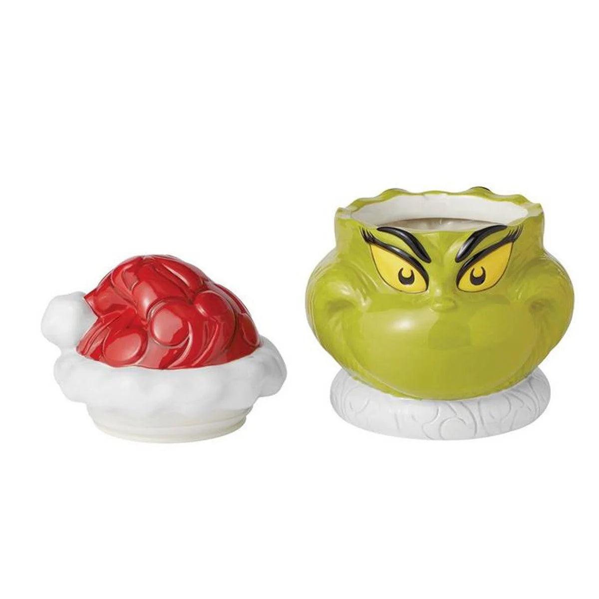 Enesco: Dr. Seuss Grinch Naughty and Nice Double-Sided Cookie Jar (10 Inches)