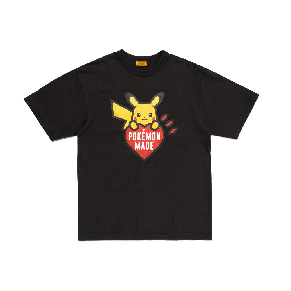 Human Made x Pokemon Made Graphic T-Shirt Pikachu - Black