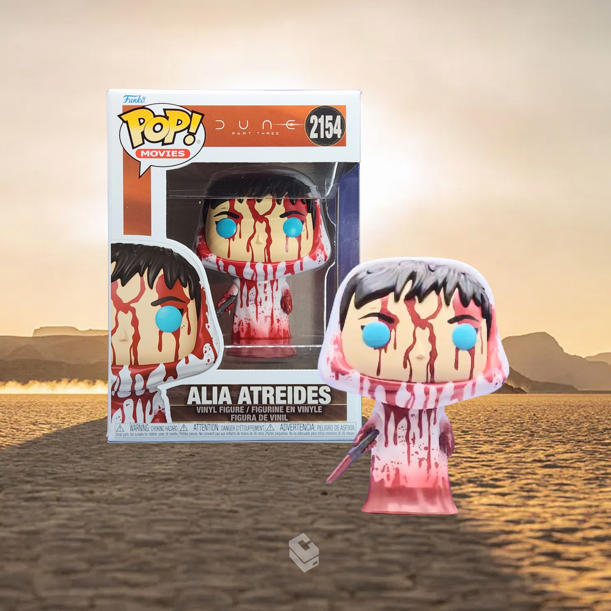 Funko Movies: Dune Part Three - Wave 1 Set of 3 - Paul Atreides #2152, Chani #2153, Alia Atreides #2154 (PRE-ORDER OCT 2026)