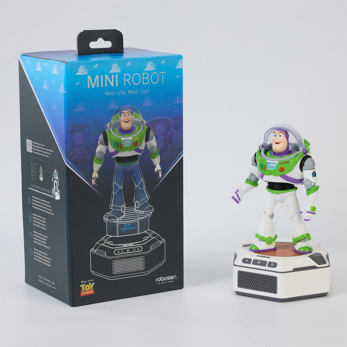 Robosen Robotics - Toy Story Mini Robots - Buzz Lightyear Robot with Base