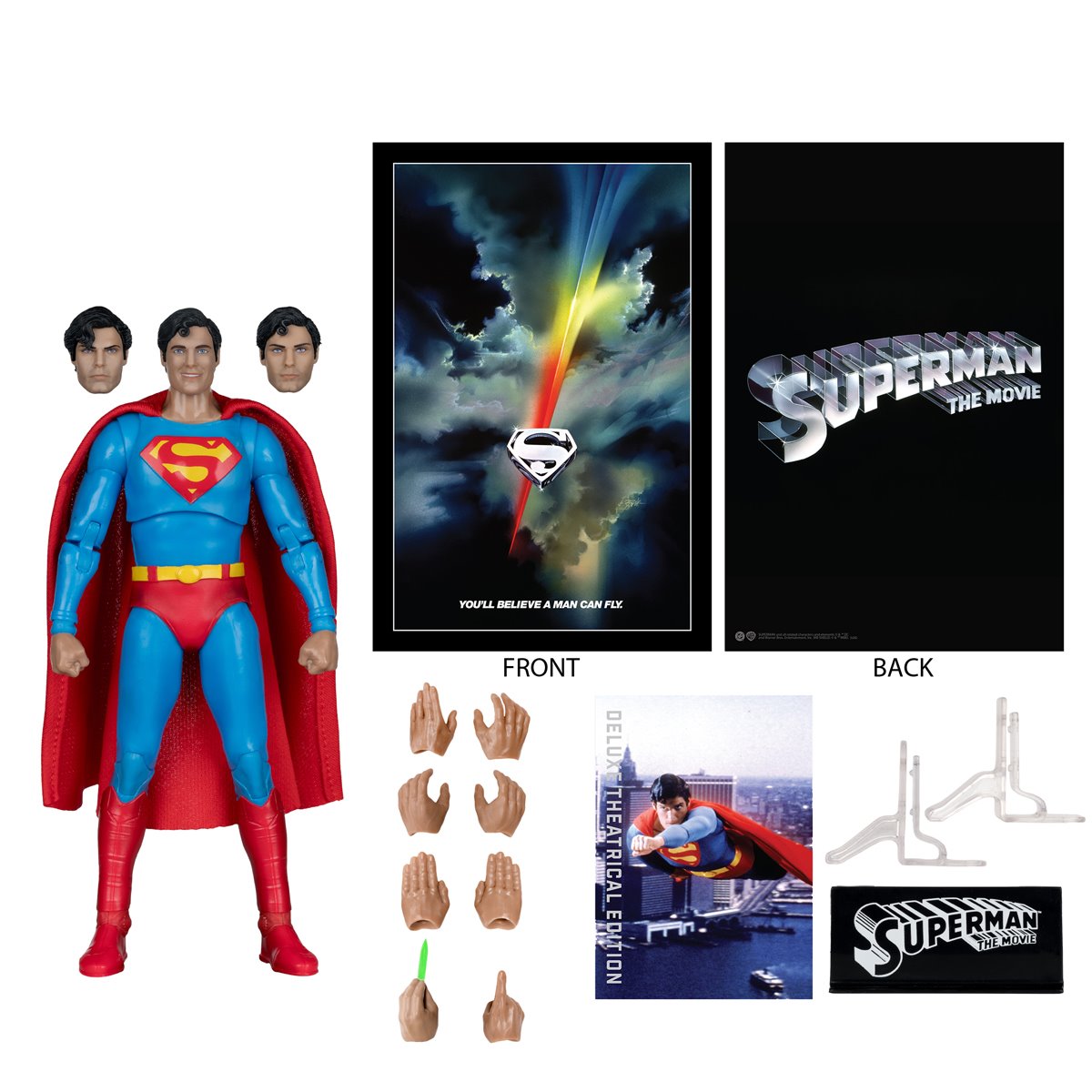 McFarlane DC - Superman (Deluxe Theatrical Edition) - Superman: The Movie 1978 - Action Figure