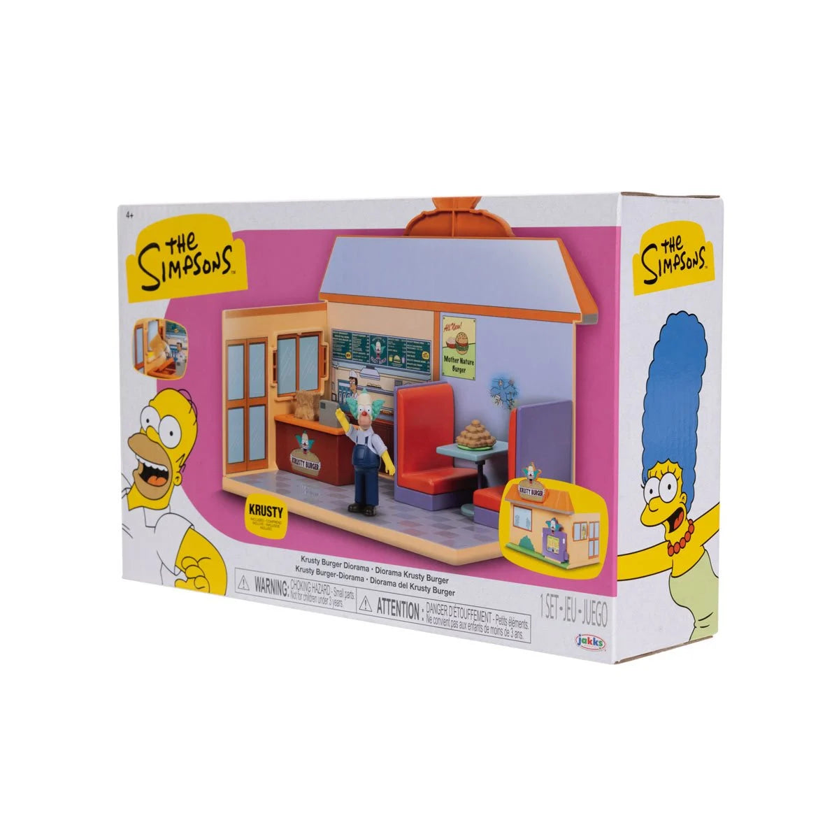 The Simpsons - Krusty Burger - Diorama Playset - Jakks Pacific