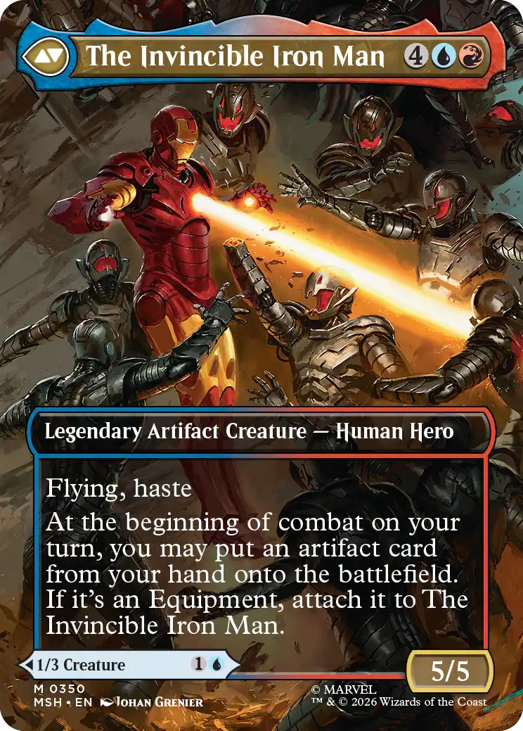 Magic The Gathering Marvel Super Heroes - FOIL Clash for the Cosmic Cube 18 Card Scene Set