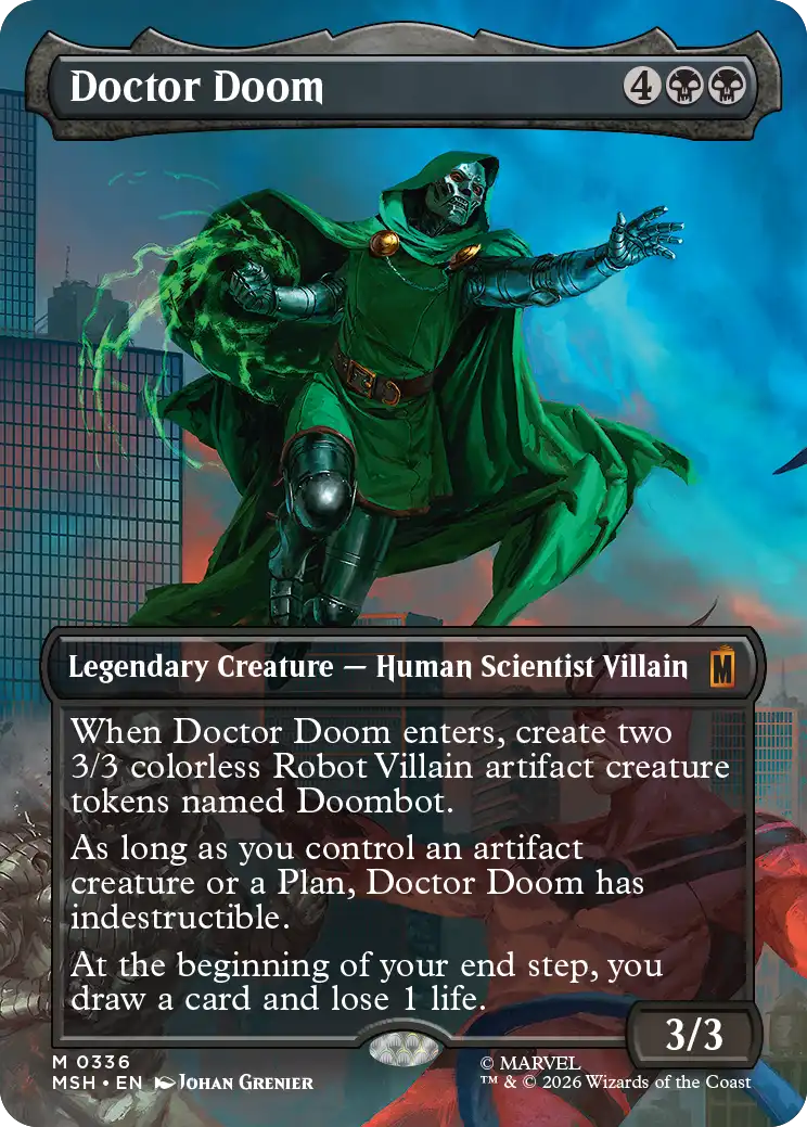 Magic The Gathering Marvel Super Heroes - FOIL Clash for the Cosmic Cube 18 Card Scene Set