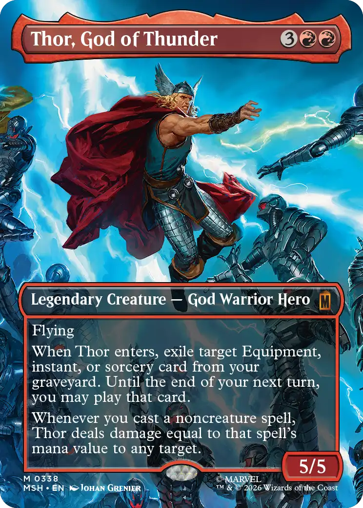 Magic The Gathering Marvel Super Heroes - FOIL Clash for the Cosmic Cube 18 Card Scene Set