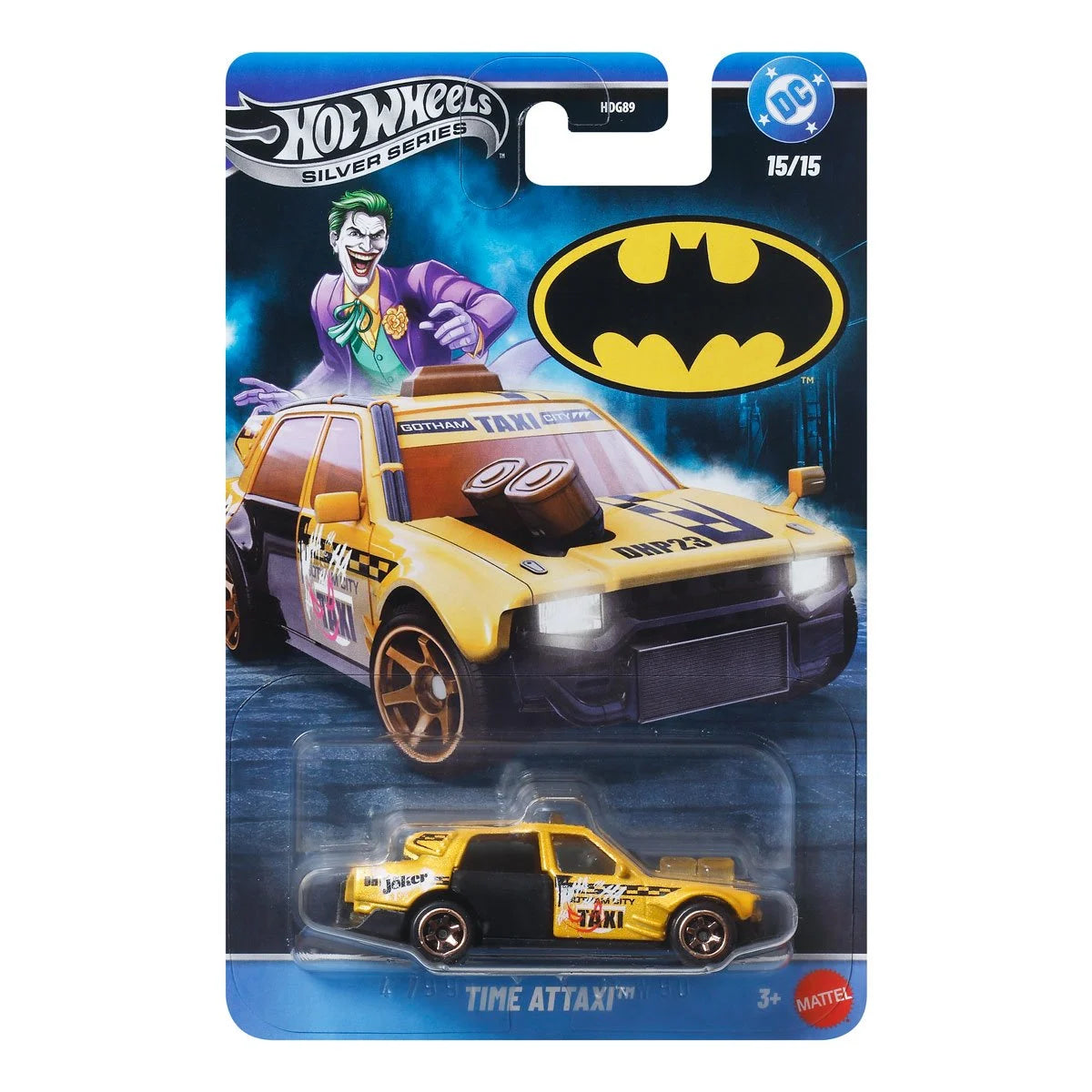 Hot Wheels Silver Series - Batman Themed 2026 Mix 3 - Complete set of 5 Cars (956U) (PRE-ORDER OCT 2026)