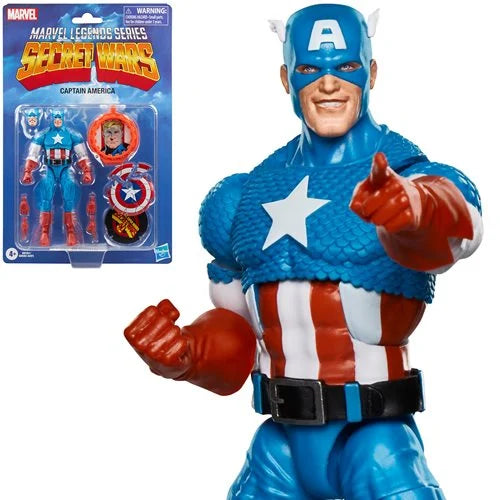 Marvel Legends Secret Wars - Captain America - 6-Inch Action Figure