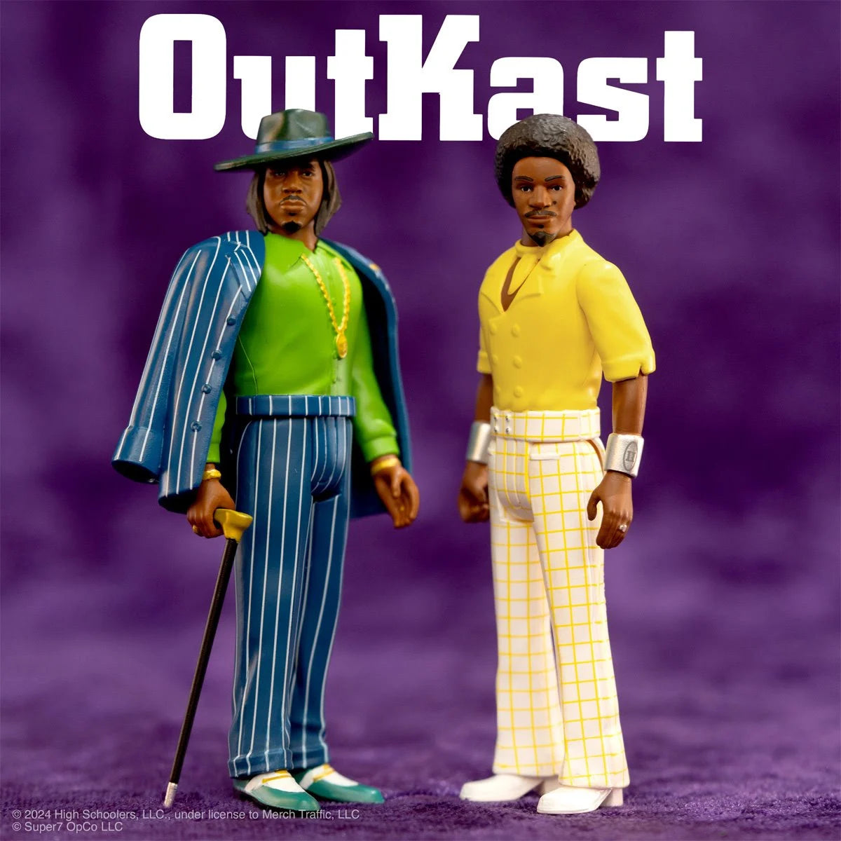 OutKast - Aquemini - Big Boi and André 3000 3 3/4-Inch ReAction Figures - Super7