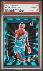 Brandon Miller PSA 8 Front - Cert #97024527
