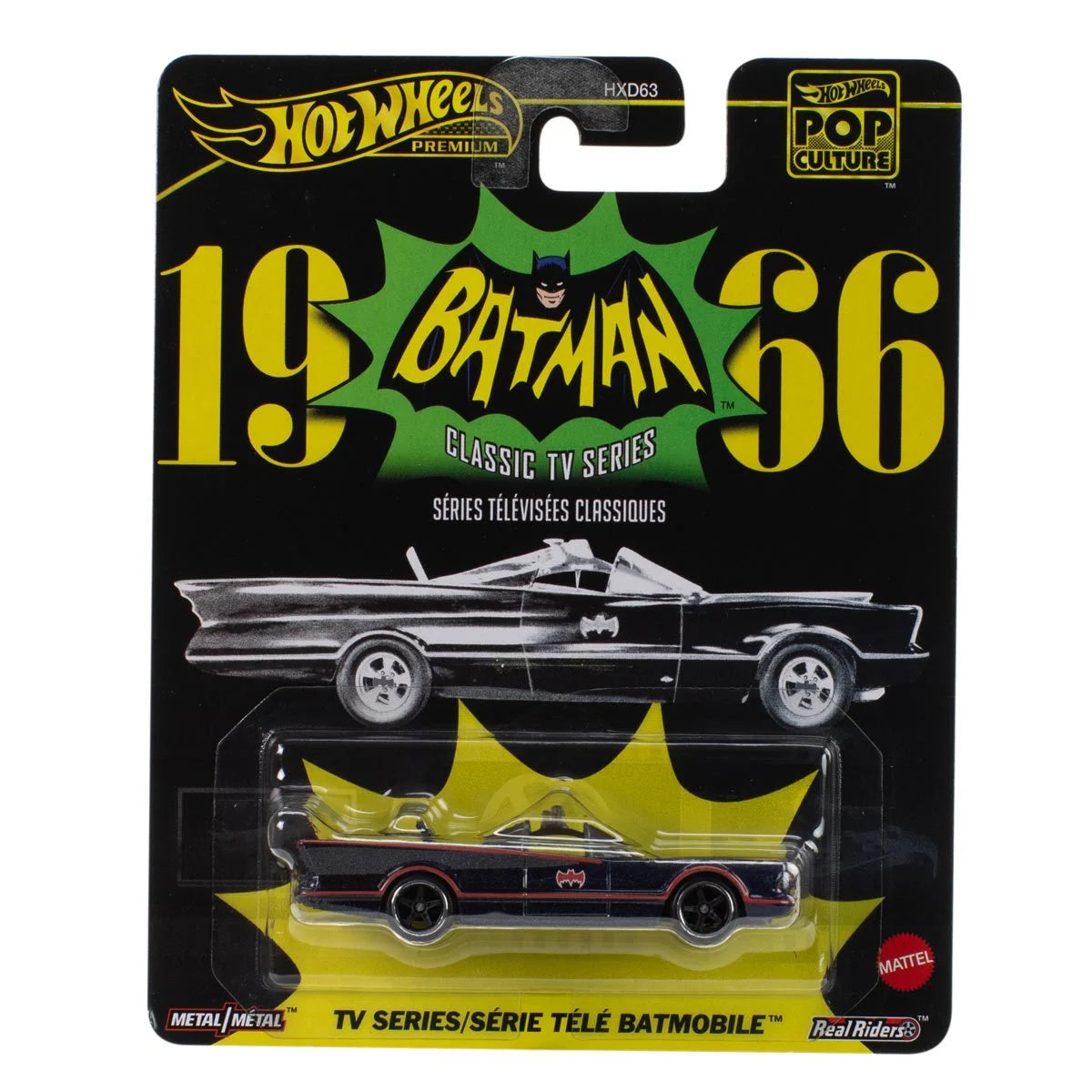 Hot Wheels - Pop Culture 2025 Mix - Complete Set of 5 - Snoopy, Batman, Cyberpunk & more