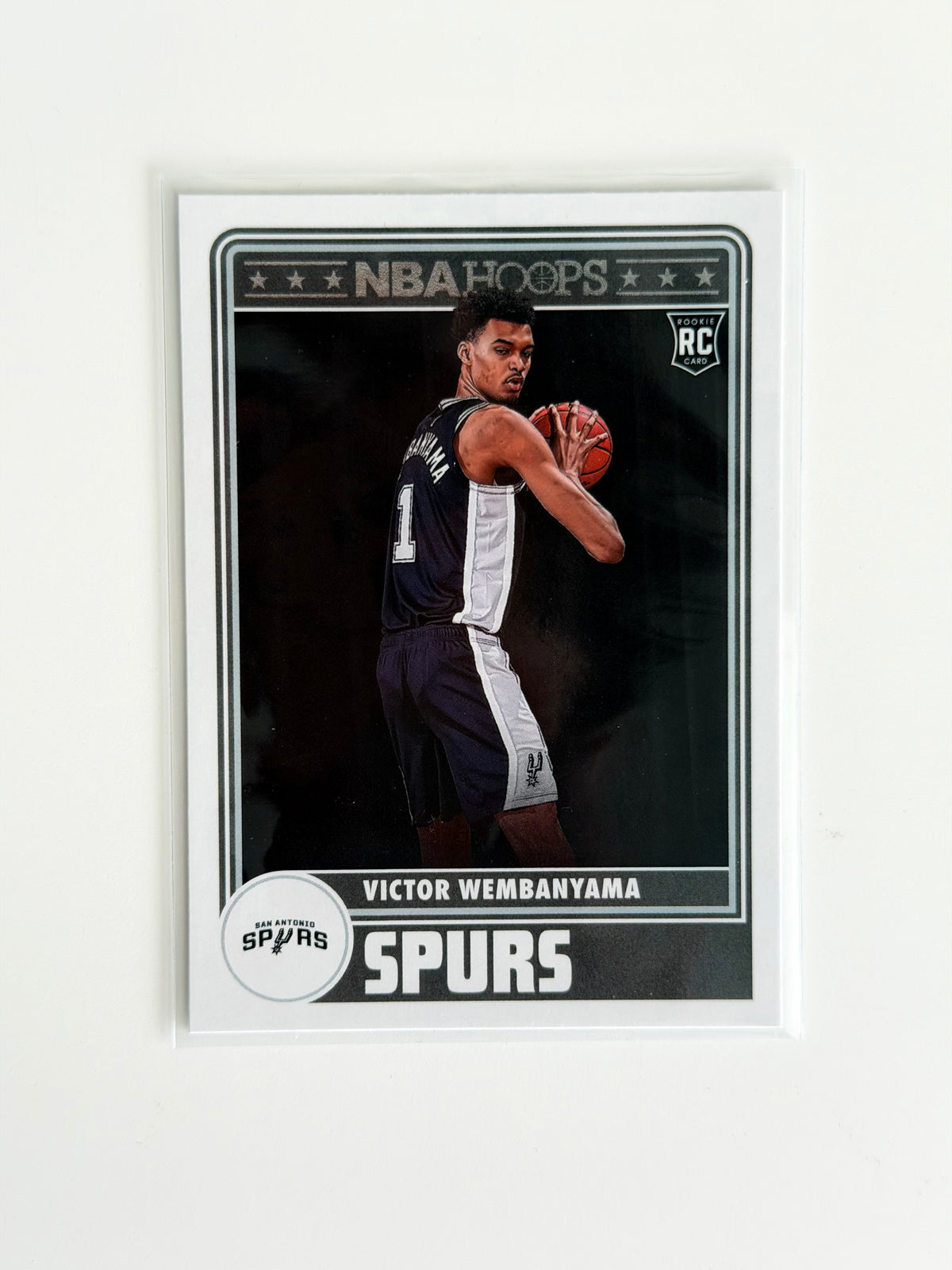 2023-24 Panini - Victor Wembanyama - NBA Hoops #298 - Tribute Rookie - Raw Ungraded Card