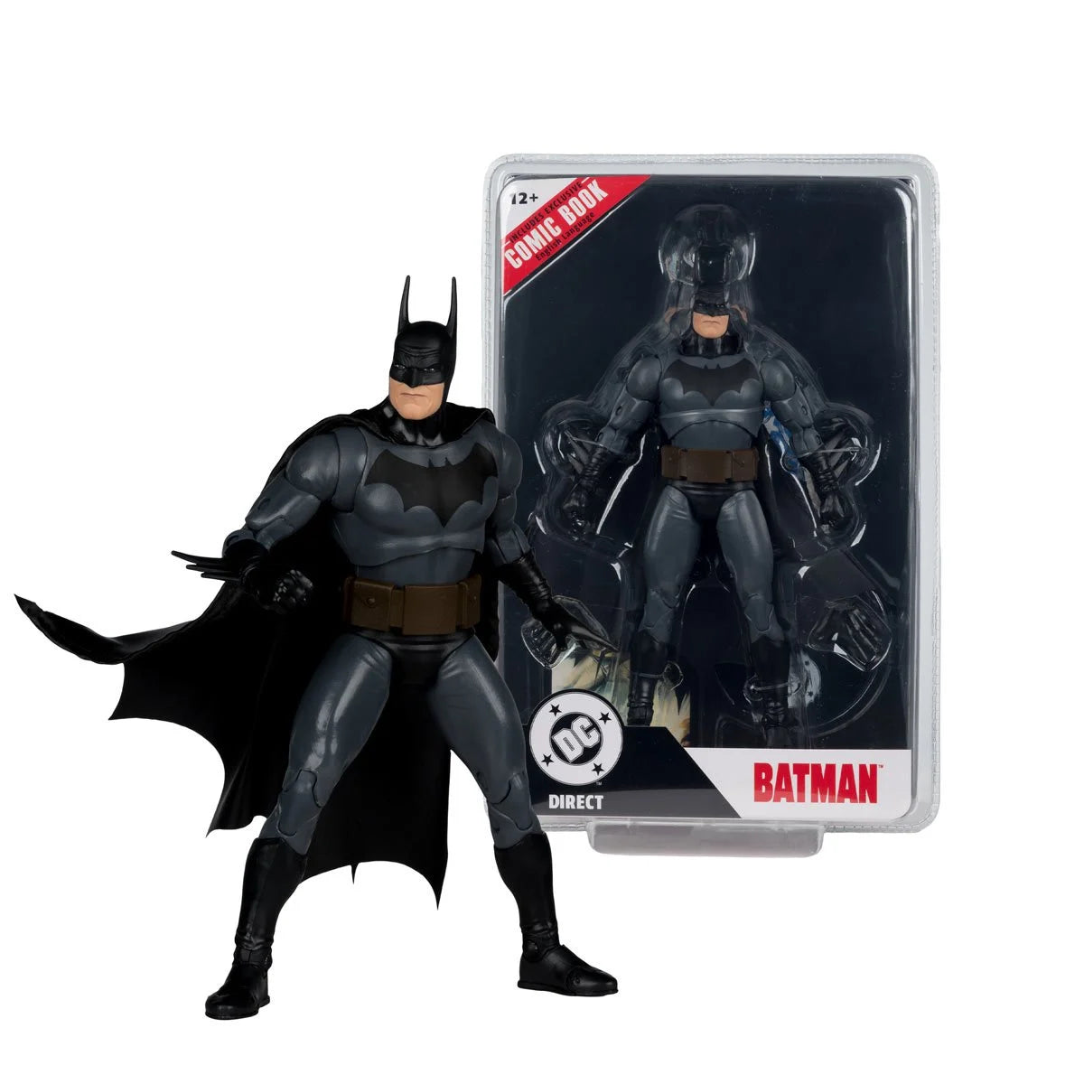 Mcfarlane DC Direct - Batman 1989 + Batman Justice Page Punchers - Set of 2 Action Figure with Comic Book