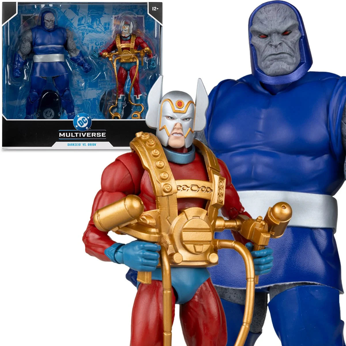 McFarlane DC Multiverse - Darkseid vs. Orion 7-Inch Scale and Megafig Action Figure 2-Pack
