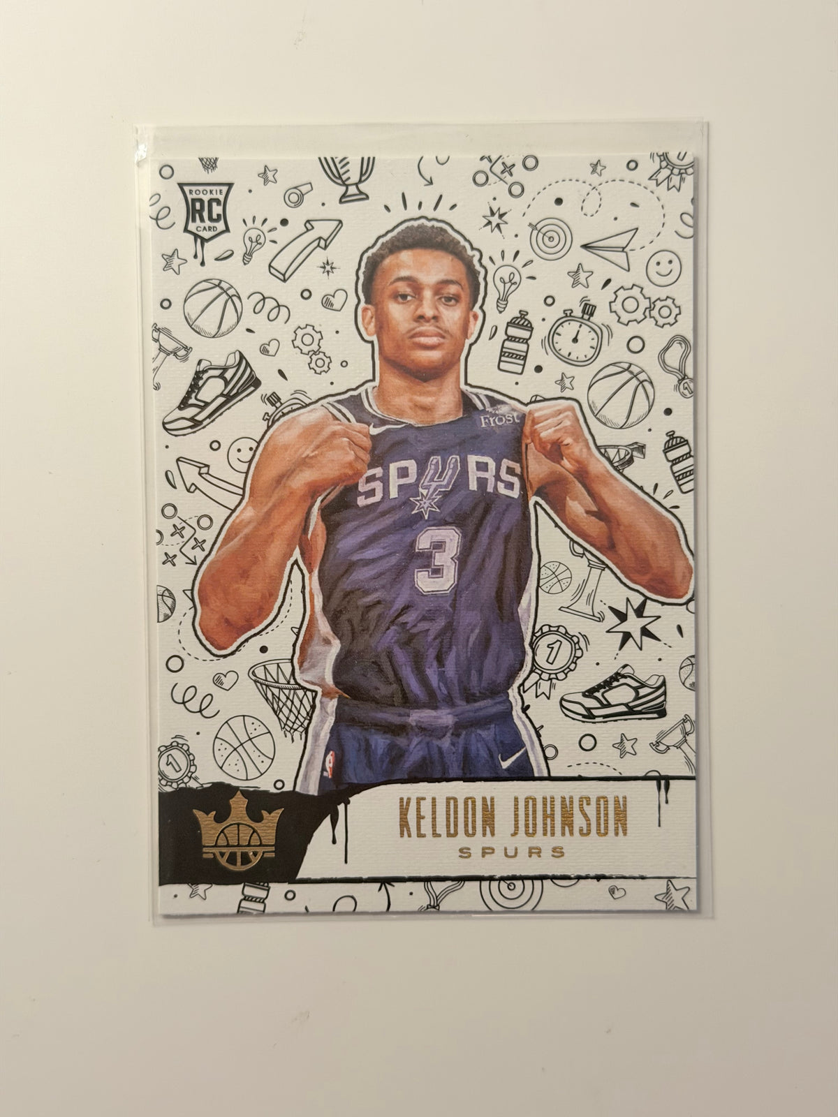 2019 Panini Court Kings - Keldon Johnson - #135 - Raw Ungraded Card