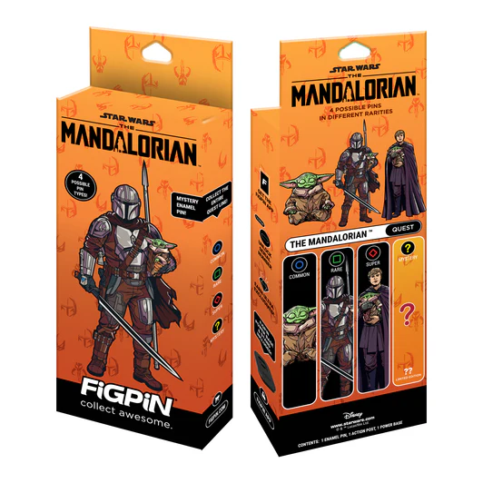 FiGPiN Quest – CHOOSE YOUR PIN - The Mandalorian 3" Collectible Pin - NYCC 2025