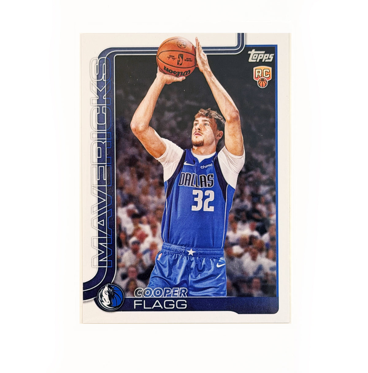 2025-26 Topps - Cooper Flagg #201 Rookie Card + Ultra Pro 35pt ROOKIE One Touch Card Holder
