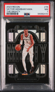 2023 Panini Recon - Victor Wembanyama - The Mighty Rookie #15 - PSA Graded Card