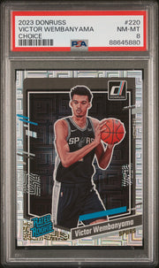 2023 Panini Donruss Rated Rookie - Victor Wembanyama - Choice #220 - PSA Graded Card