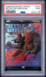 2026 Magic the Gathering Secret Lair Drop - Settle the Wreckage - Tmnt-Foil #2372 - PSA Graded Card