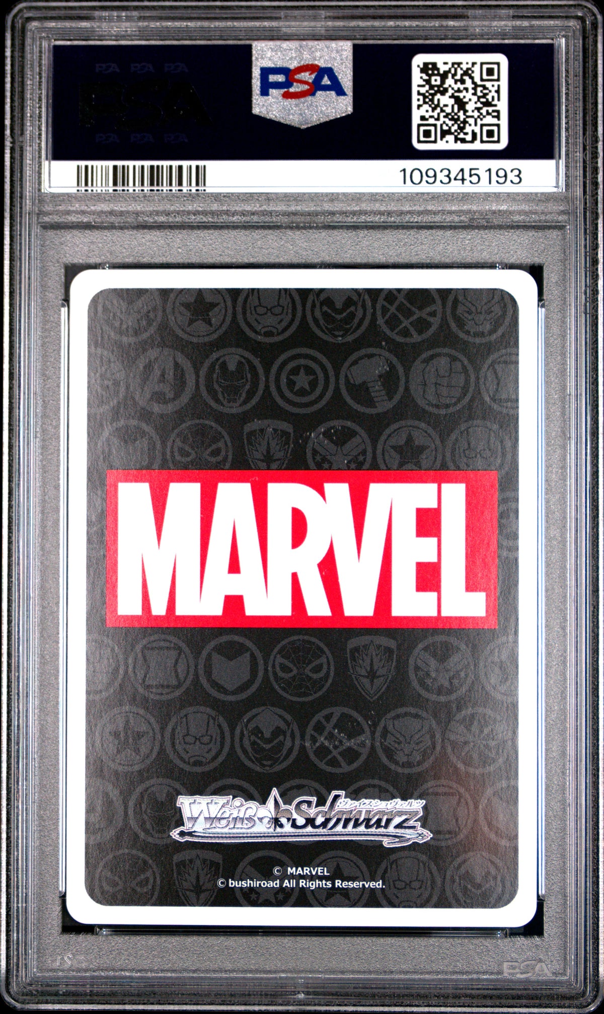 Marvel Vol.2 Weiss Schwarz Japanese "Mad Titan" Thanos 063 PSA 10