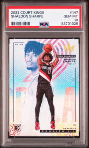 Shaedon Sharpe PSA 10 Front - Cert #88731326