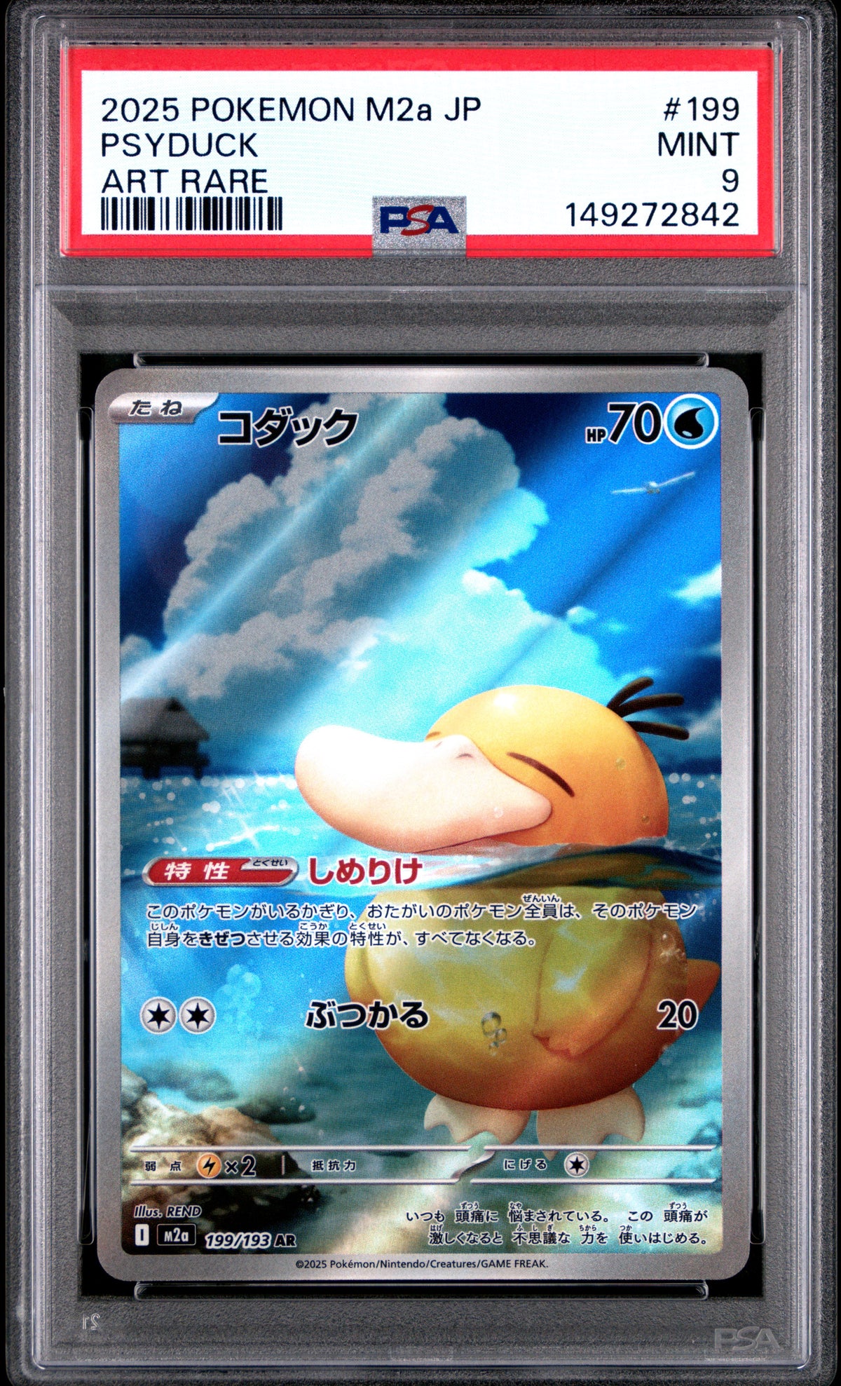 Psyduck PSA Front - Cert #149272842