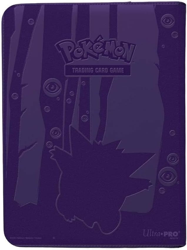 Ultra PRO Pokémon Elite Series Gengar 9-Pocket Zippered PRO-Binder