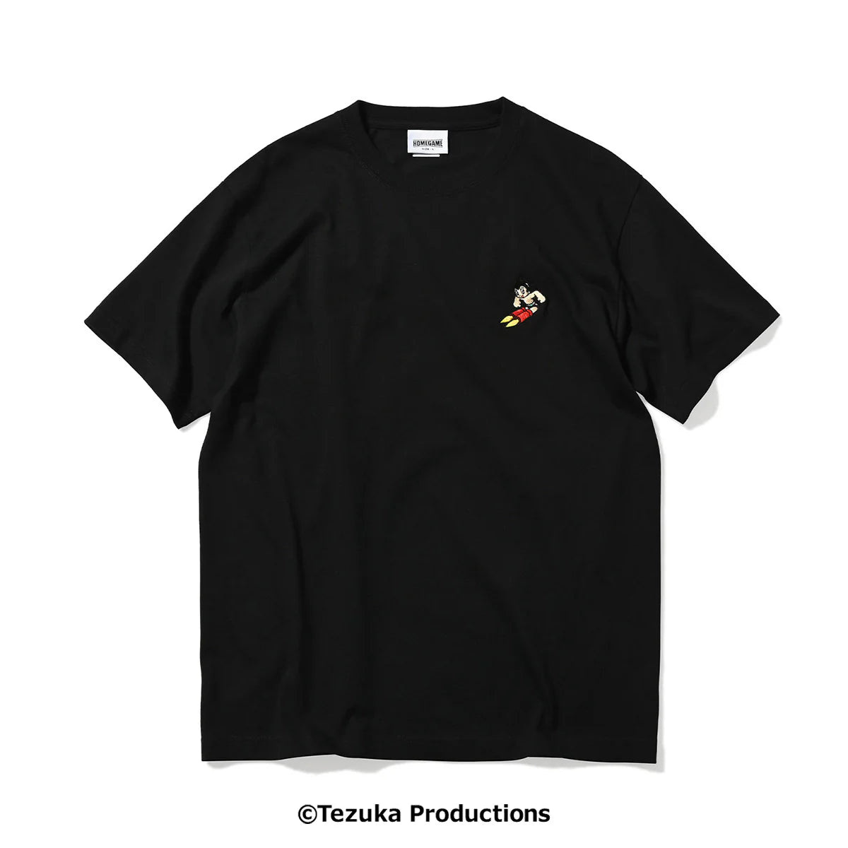 HOMEGAME Tokyo x Astro Boy ATOM EMBROIDERED TEE Black [HG250147] - Japan Exclusive