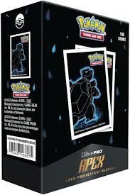 Pokemon - Apex Neon Kanto Deck Protectors Bundle - Blastoise, Charizard & Venusaur (105ct each)