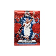 2023-24 Panini Mosaic - NBA Greats - Allen Iverson #300 - International Red Mosaic Prizm - Limited to /75 - Raw Ungraded Cards