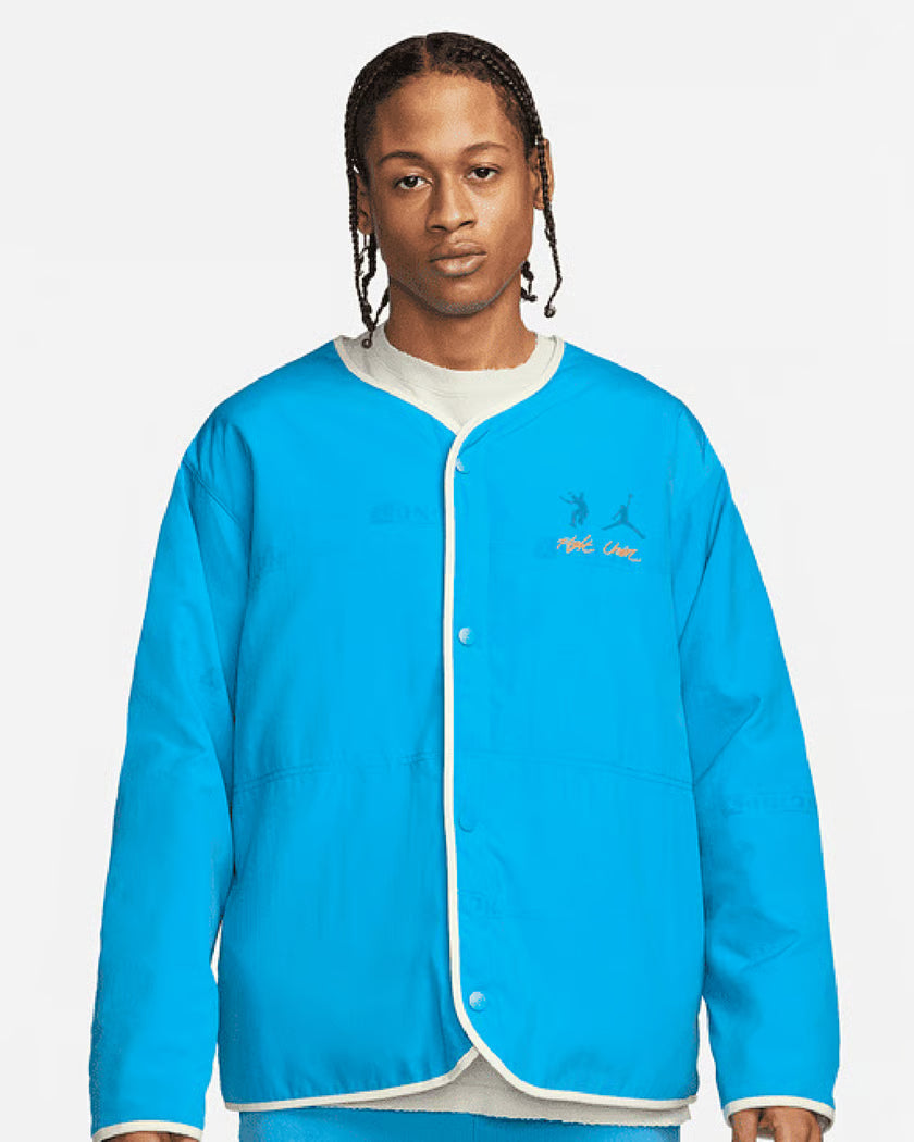 Union LA x Air Jordan Reversible Liner Jacket "Equator Blue/Photon Dust" - DJ9518-482 (2022)