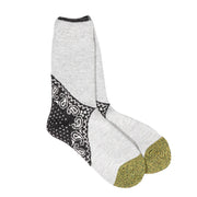 Kapital: Heel Paisley Bandana Socks - Black - EK553XSB