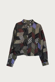 Kapital: Yabane Quilt Patchwork Drizzler Jkt - Black - K2403LJ093  - Made in Japan