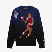 Aime Leon Dore FW19 ALD Player 99 Holiday Sweater Navy - Size Large