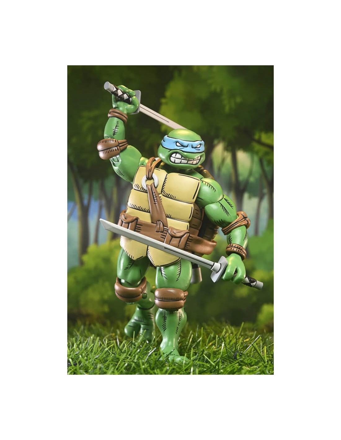 NECA Teenage Mutant Ninja Turtles x Usagi Yojimbo - Leonardo & Michelangelo Action Figure Set of 2 [Ultimate Version]