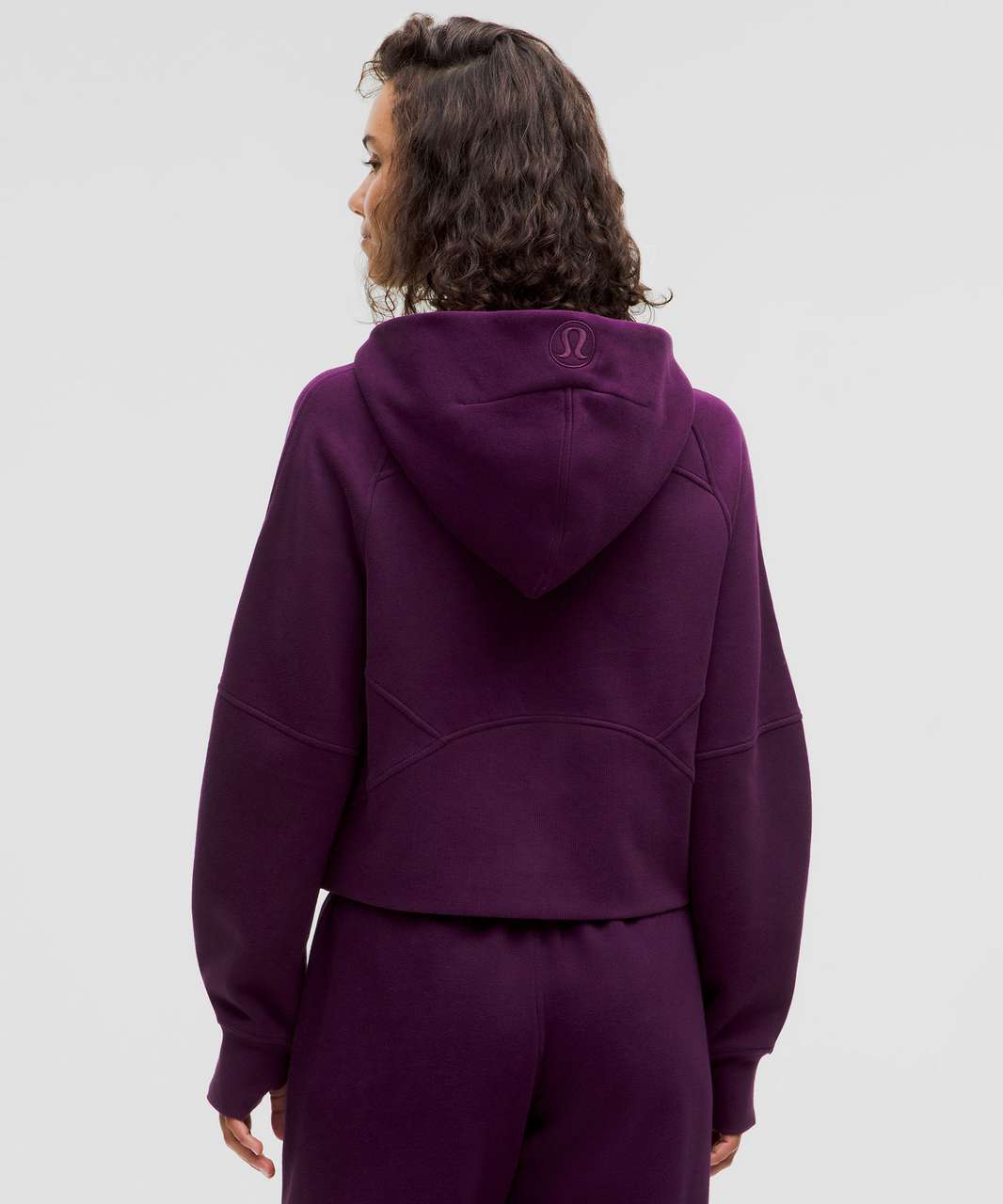 Lululemon Scuba Oversized Half-Zip Hoodie "Dramatic Magenta" - LW3G3S