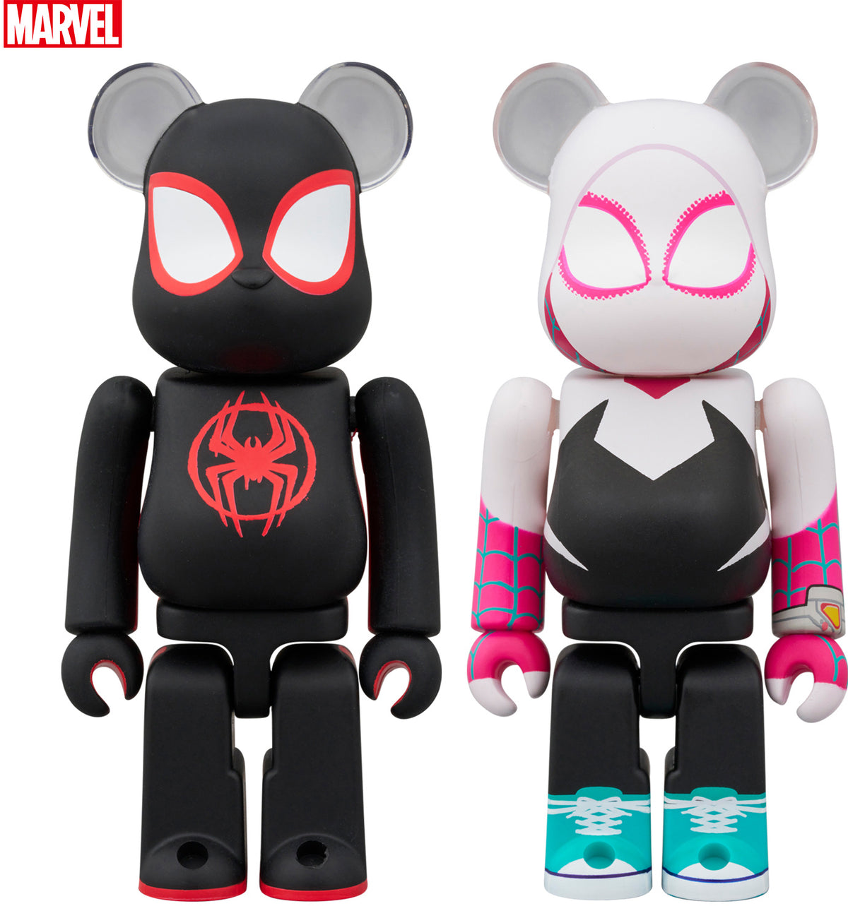 Medicom - BE@RBRICK - Spider-Man Across the Spider-Verse - Complete 4 Piece Set