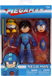 Jada Toys - Mega Man 4" Inch Action Figure 1/12 Scale - Mega Man Blue (No Helmet)