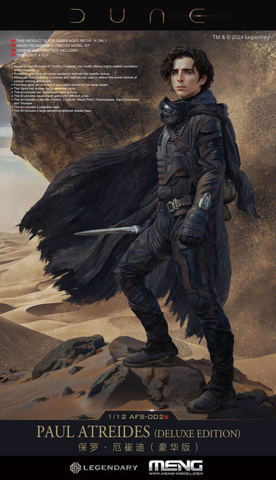 DUNE: Paul Atreides (Deluxe Edition) Model Kit - Meng 1/12