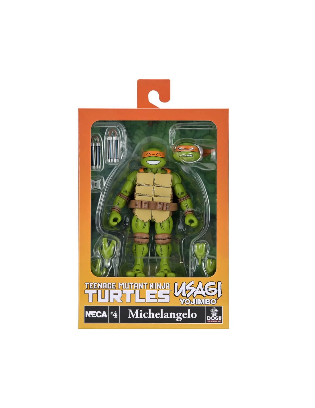 NECA Teenage Mutant Ninja Turtles x Usagi Yojimbo - Leonardo & Michelangelo Action Figure Set of 2 [Ultimate Version]