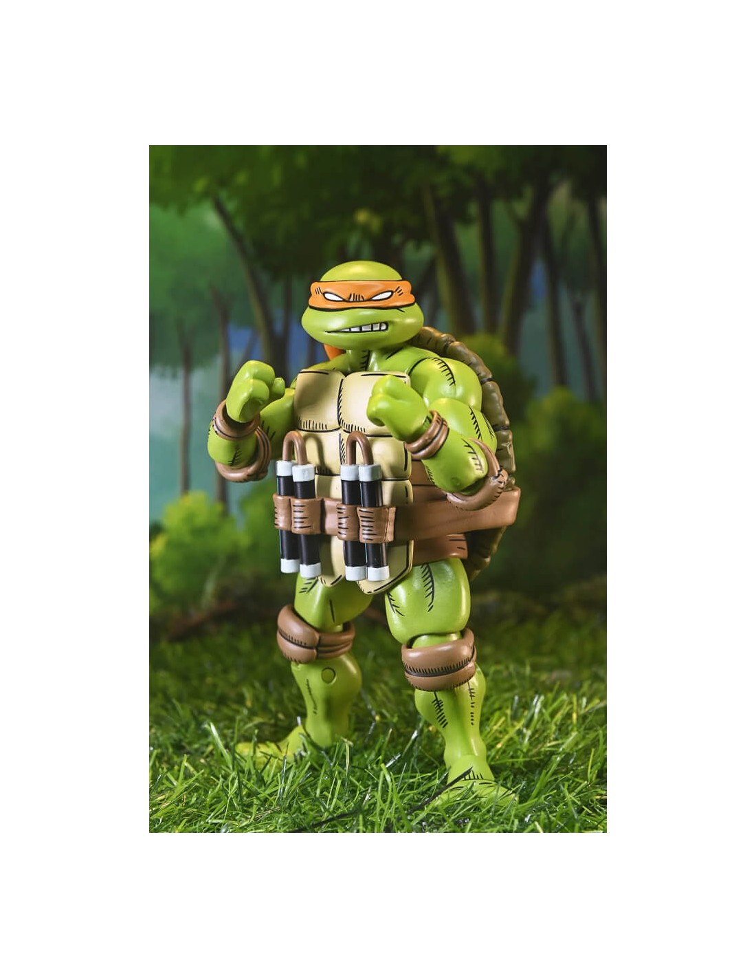 NECA Teenage Mutant Ninja Turtles x Usagi Yojimbo - Leonardo & Michelangelo Action Figure Set of 2 [Ultimate Version]
