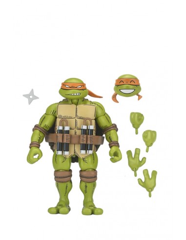 NECA Teenage Mutant Ninja Turtles x Usagi Yojimbo - Leonardo & Michelangelo Action Figure Set of 2 [Ultimate Version]