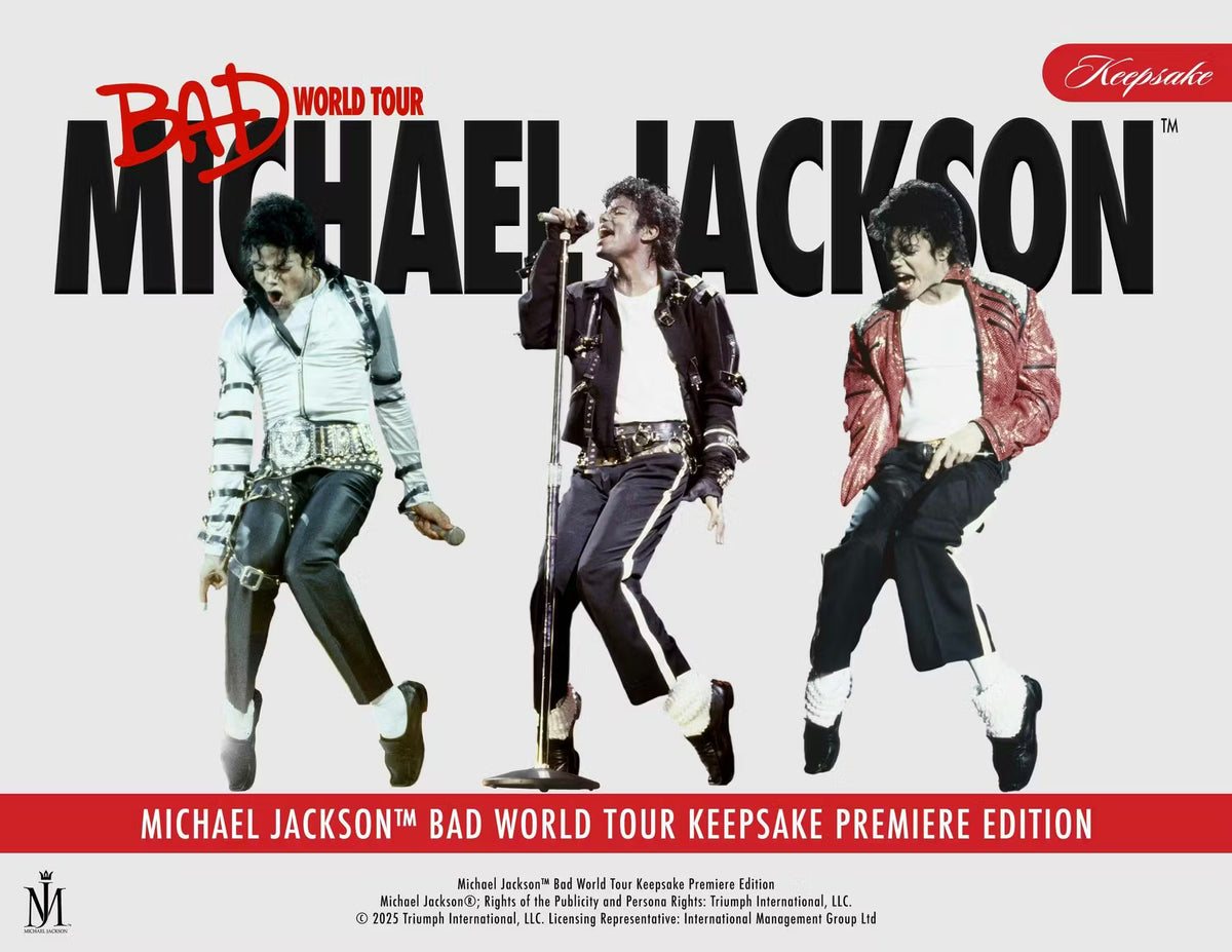 2025 Michael Jackson Bad World Tour Keepsake Premiere Edition Hobby Box