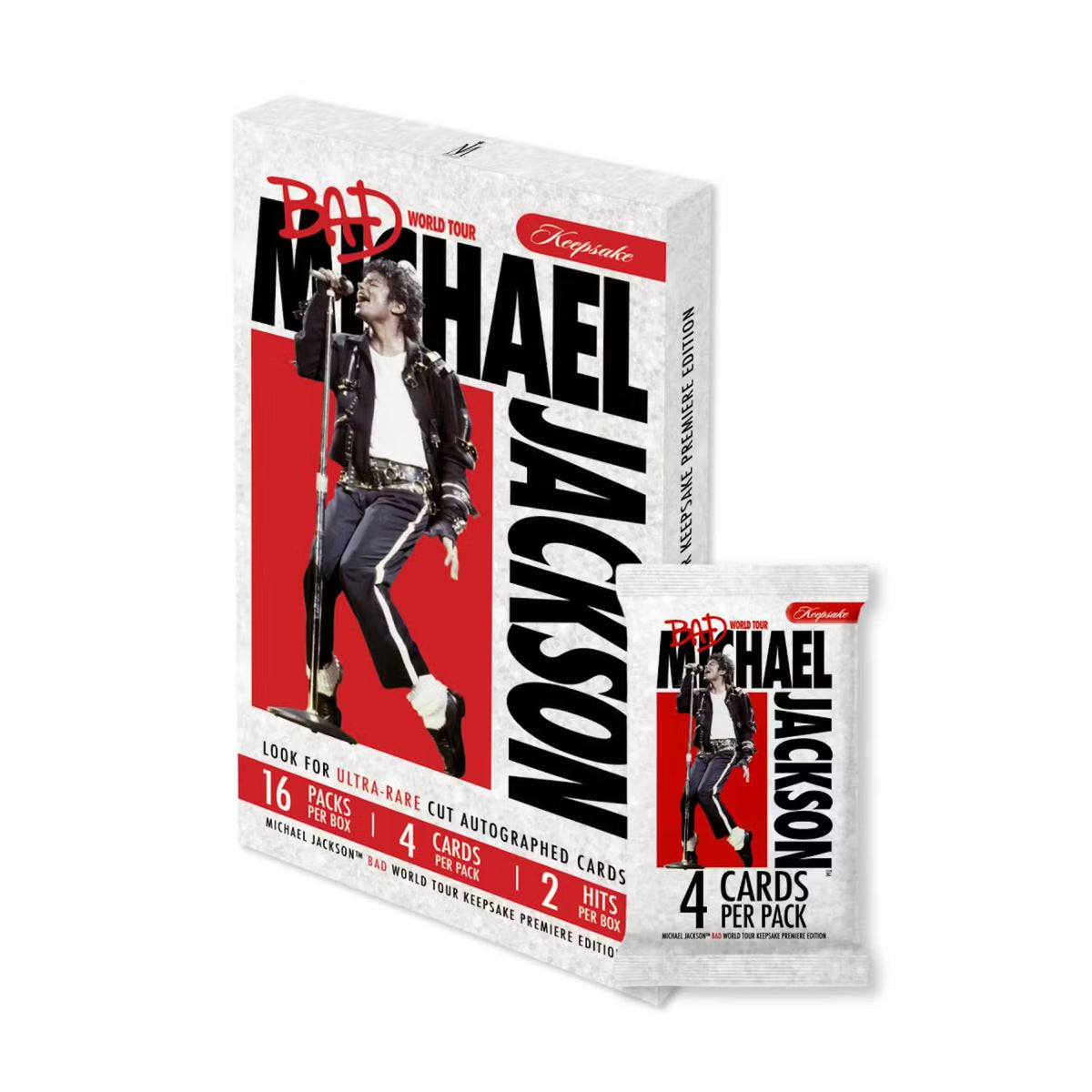2025 Michael Jackson Bad World Tour Keepsake Premiere Edition Hobby Box
