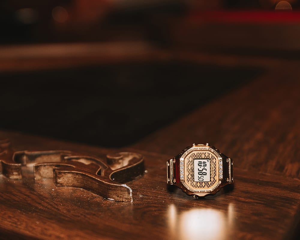 J Balvin x Casio Ring Watch - CRW-001JB-9