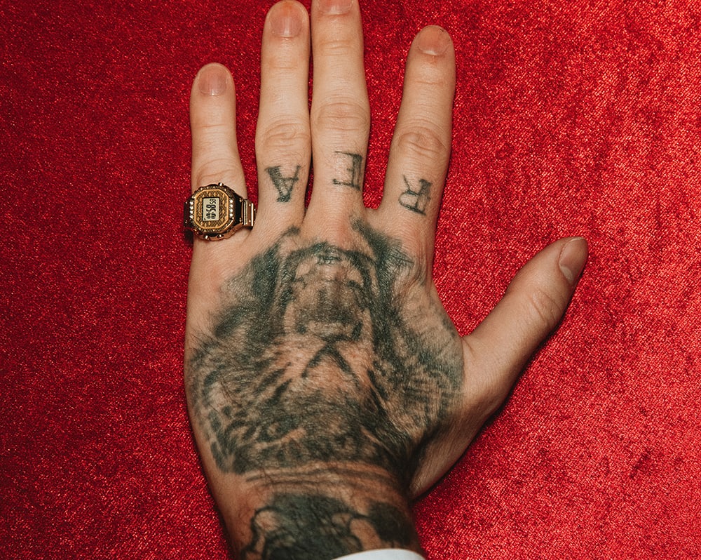 J Balvin x Casio Ring Watch - CRW-001JB-9