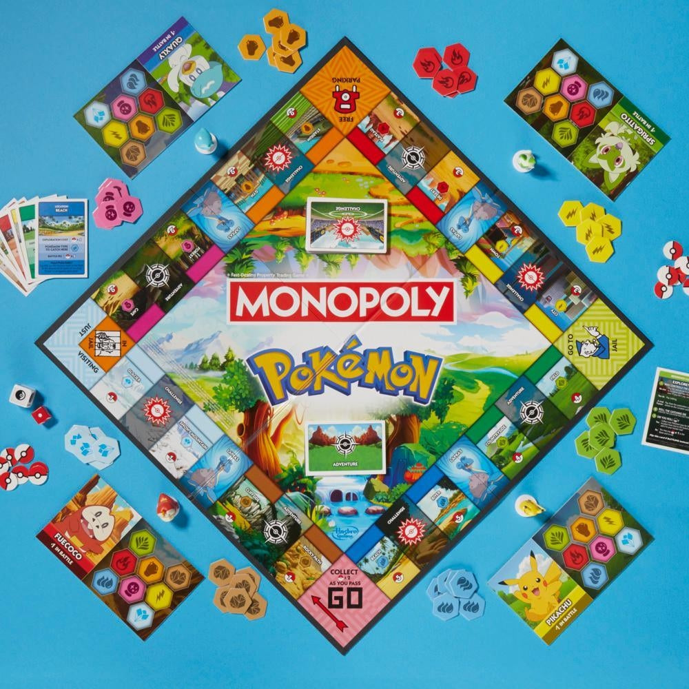 Monopoly Pokémon Edition Board Game - Hobby Exclusive
