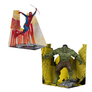 McFarlane - Spider-Man: Brand New Day - Spider-Man + Hulk Set of 2 - 1:10 Scale Posed Figures with Scene
