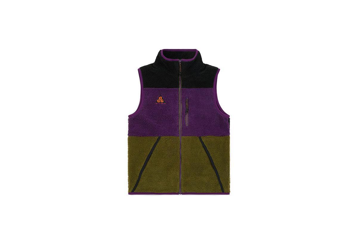 Nike Men's NSW ACG Sherpa Fleece Vest "Night Purple/Black" - AT5498-010 (2016)